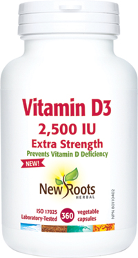 Vitamin D3 2,500 IU Extra Strength (Capsules)
