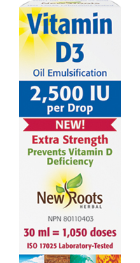 Vitamin D3 2,500 IU Extra Strength (liquid)