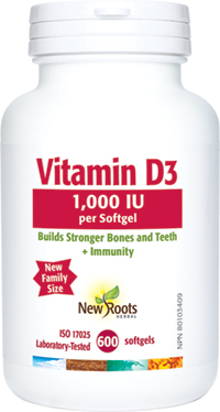 Vitamin D3 1,000 IU (Softgels)