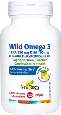 Wild Omega 3 EPA 330 mg · DHA 165 mg