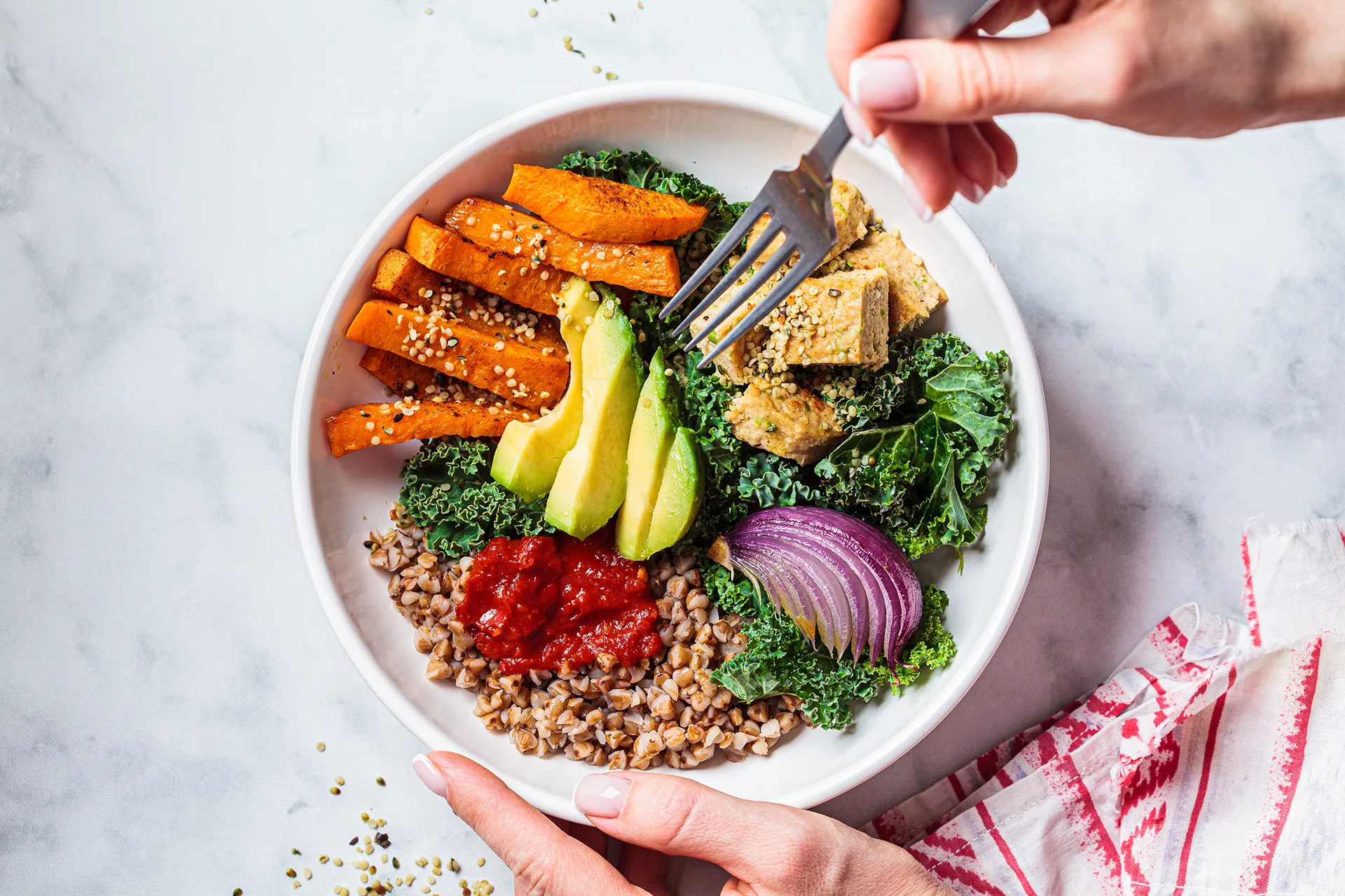 Privilégiez les repas riches en nutriments