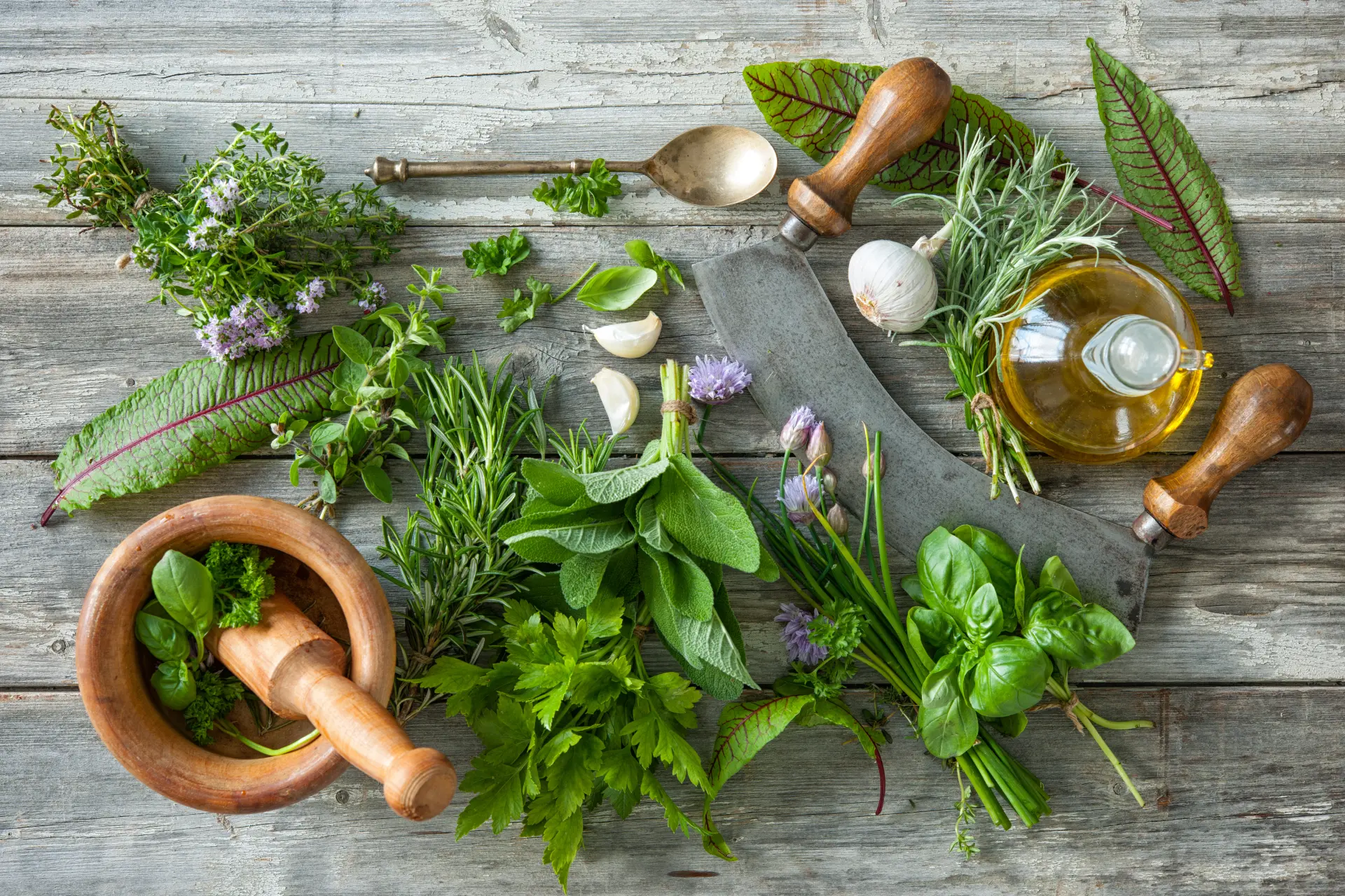 Incorporate fresh herbs