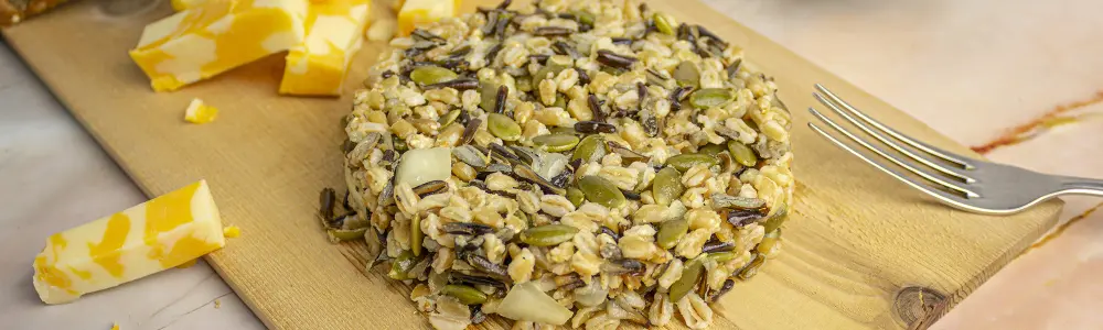 Salade de riz sauvage norvégienne maison