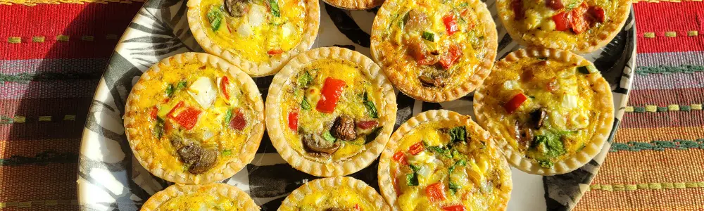 Tartelettes à la quiche rapides et faciles