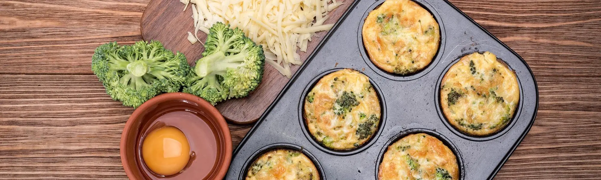 Keto-Friendly Broccoli Cheddar Egg Muffins