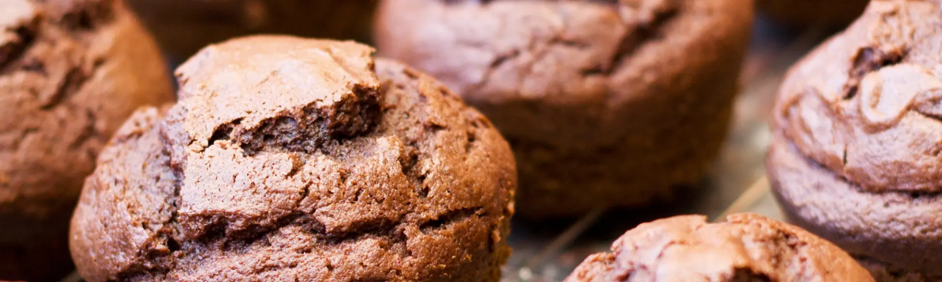 Muffins chocolat, banane, et maca