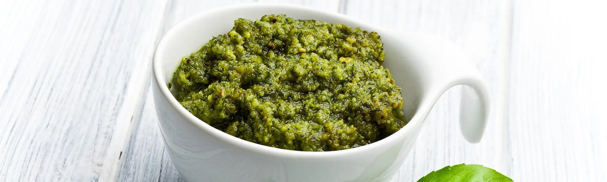 Pesto au basilic et aux épinards