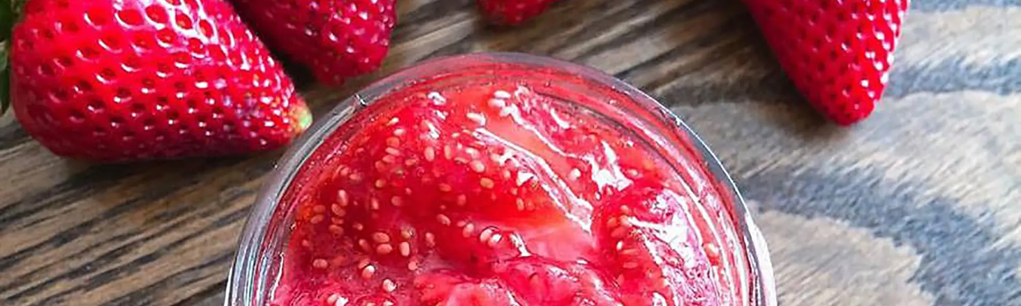 Confiture fraises-chia
