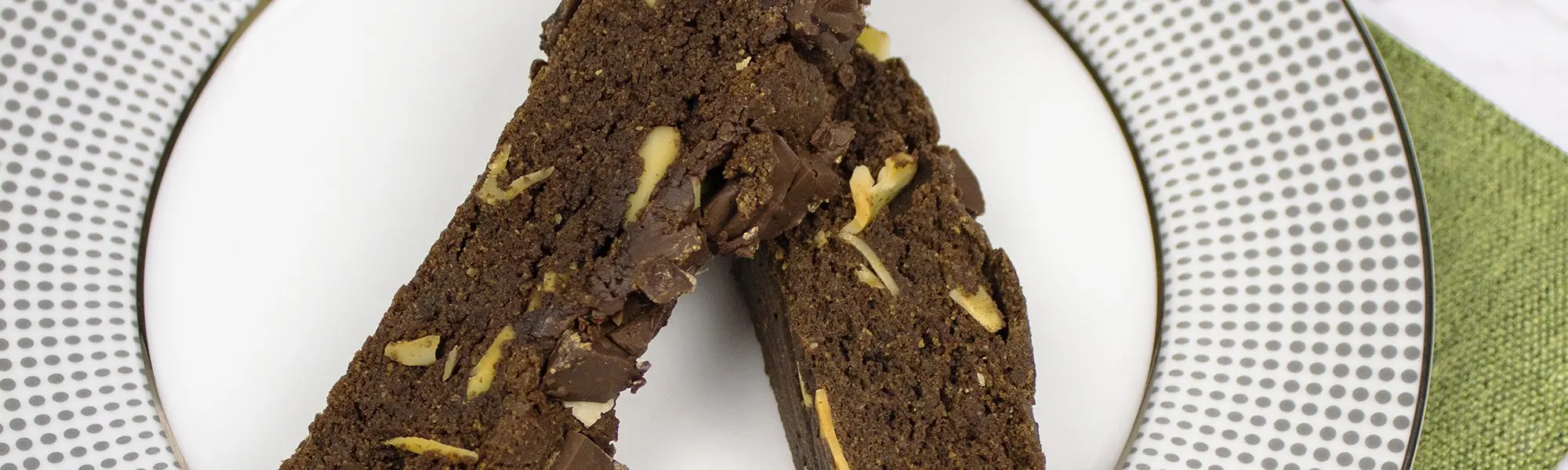 Biscottis au chocolat et aux amandes, à faible teneur en glucides