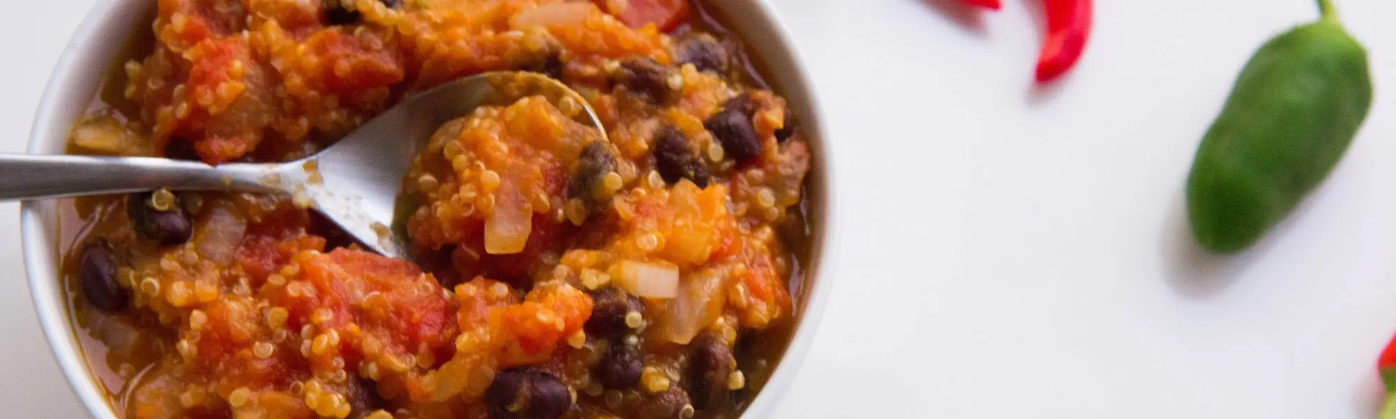 Chili au quinoa et à la citrouille