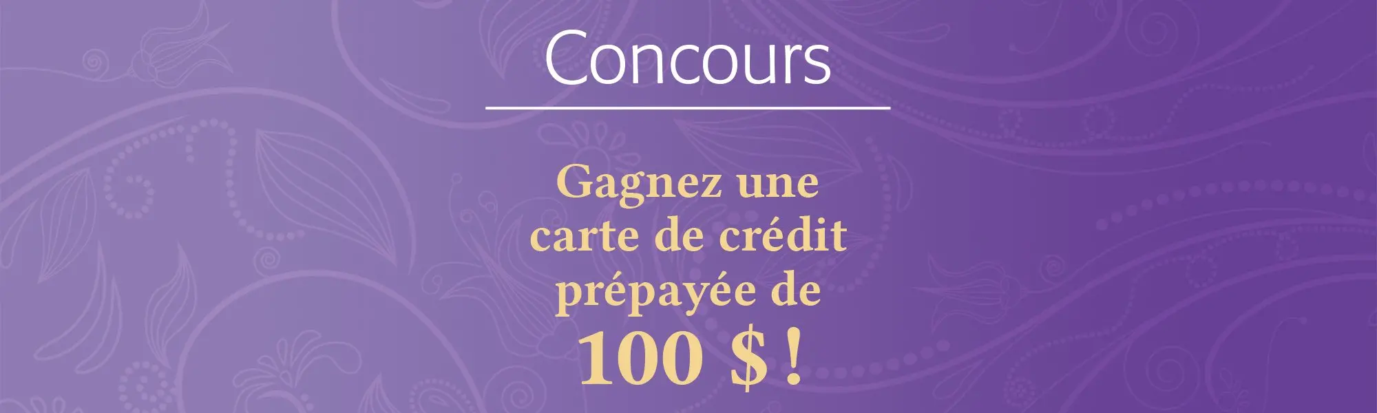 Le concours est maintenant terminé. Merci à vous tous pour votre participation !