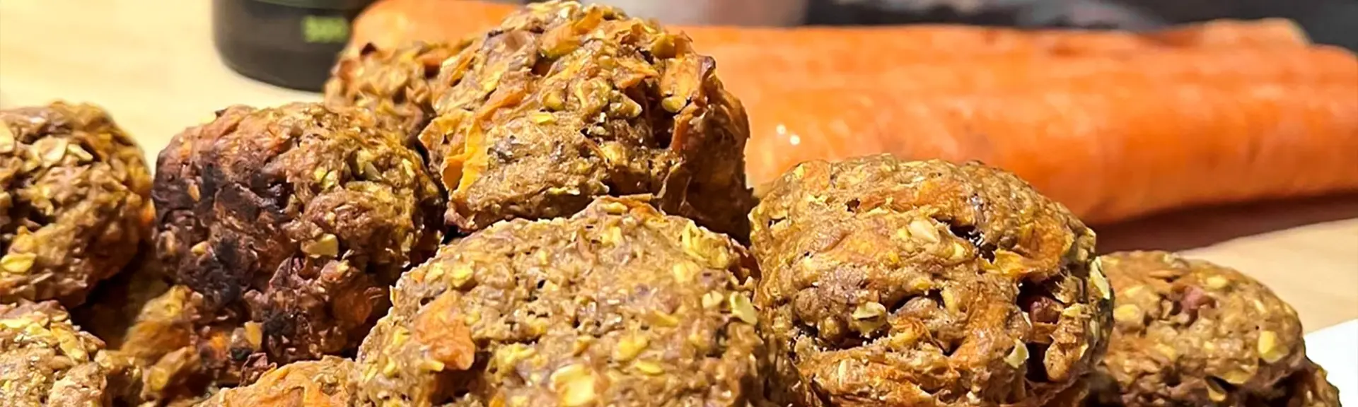 Bouchées d’énergie aux carottes et à l’Huile de TCM de Noix de Coco