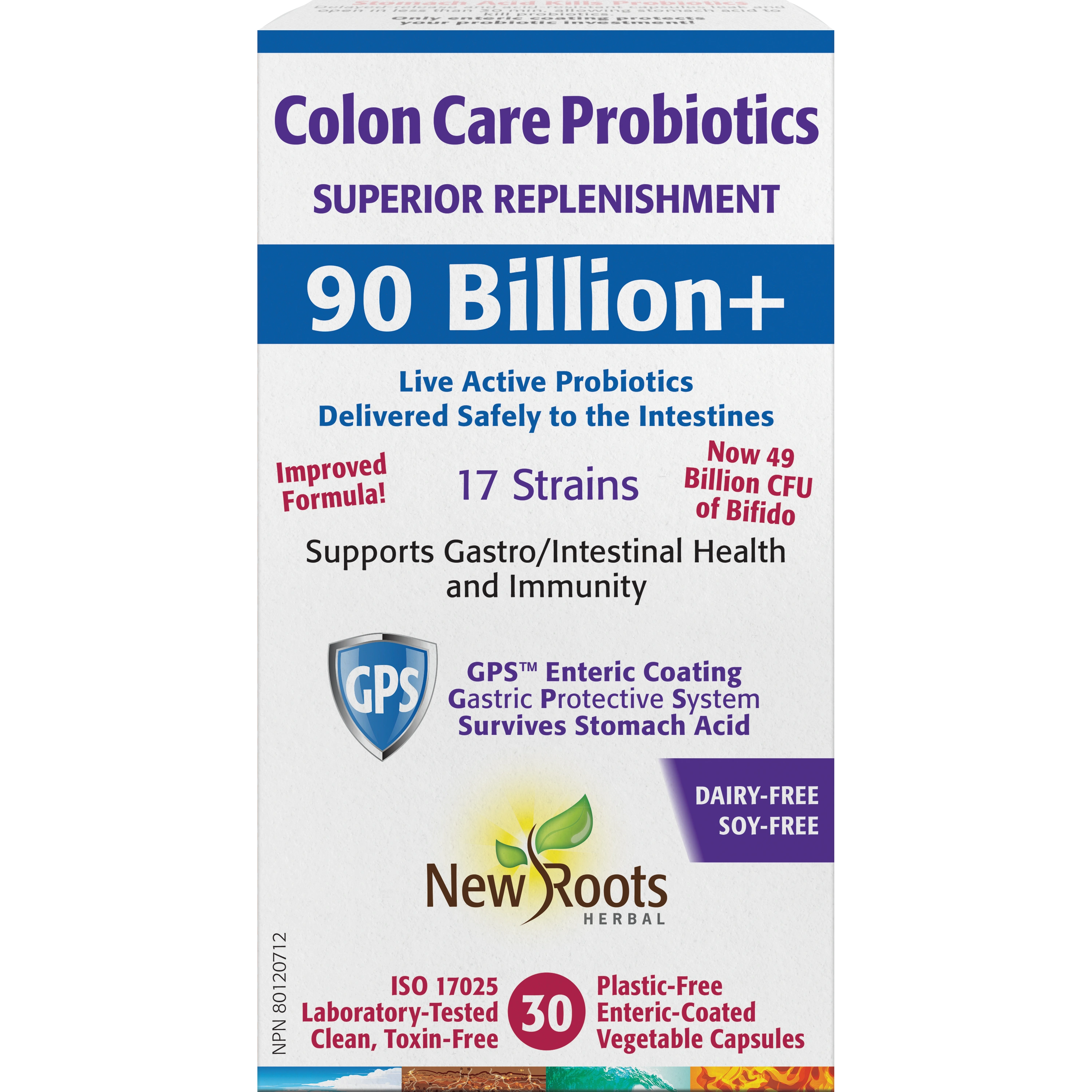 Colon Care Probiotics 90 Billion+