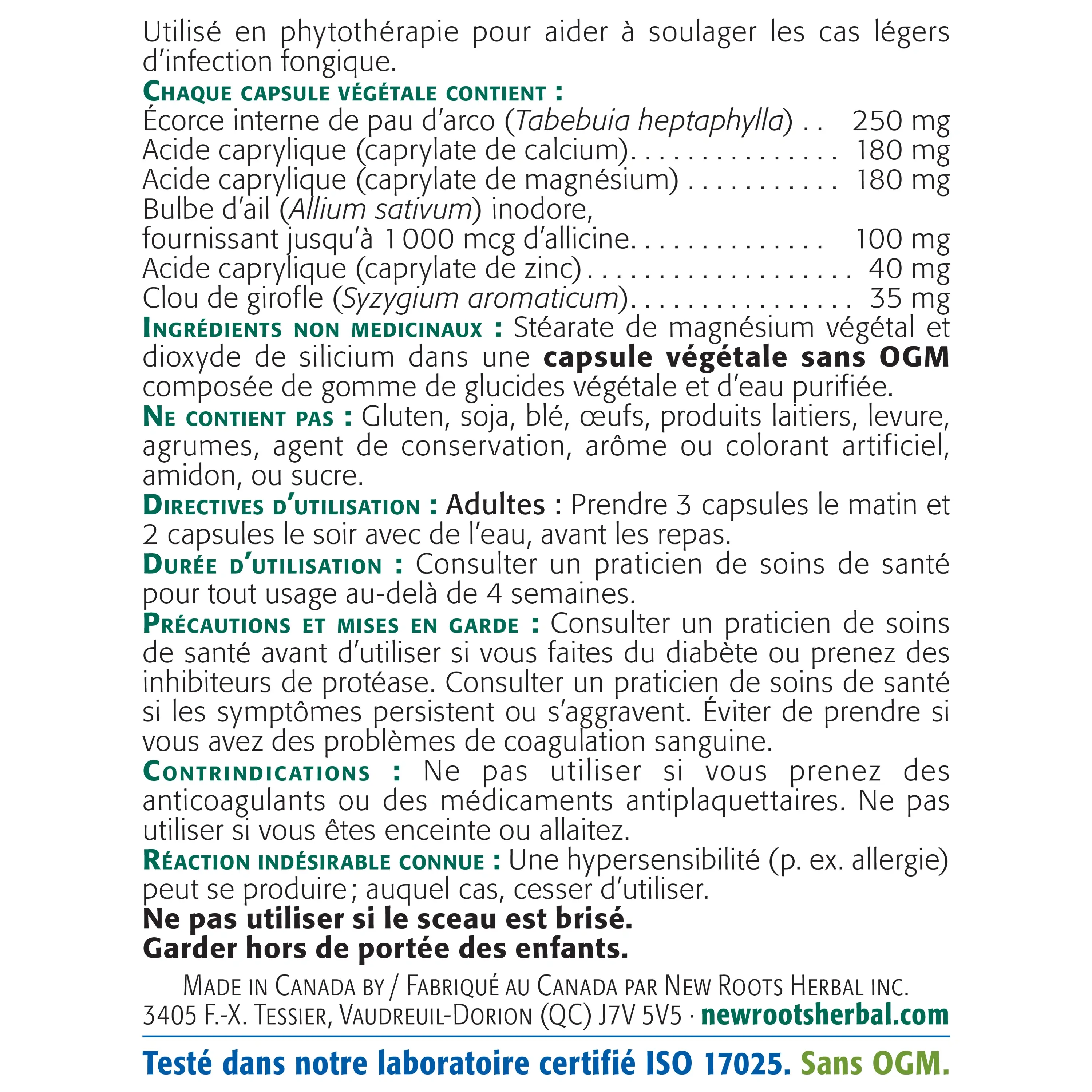 Acide Caprylique Plus
