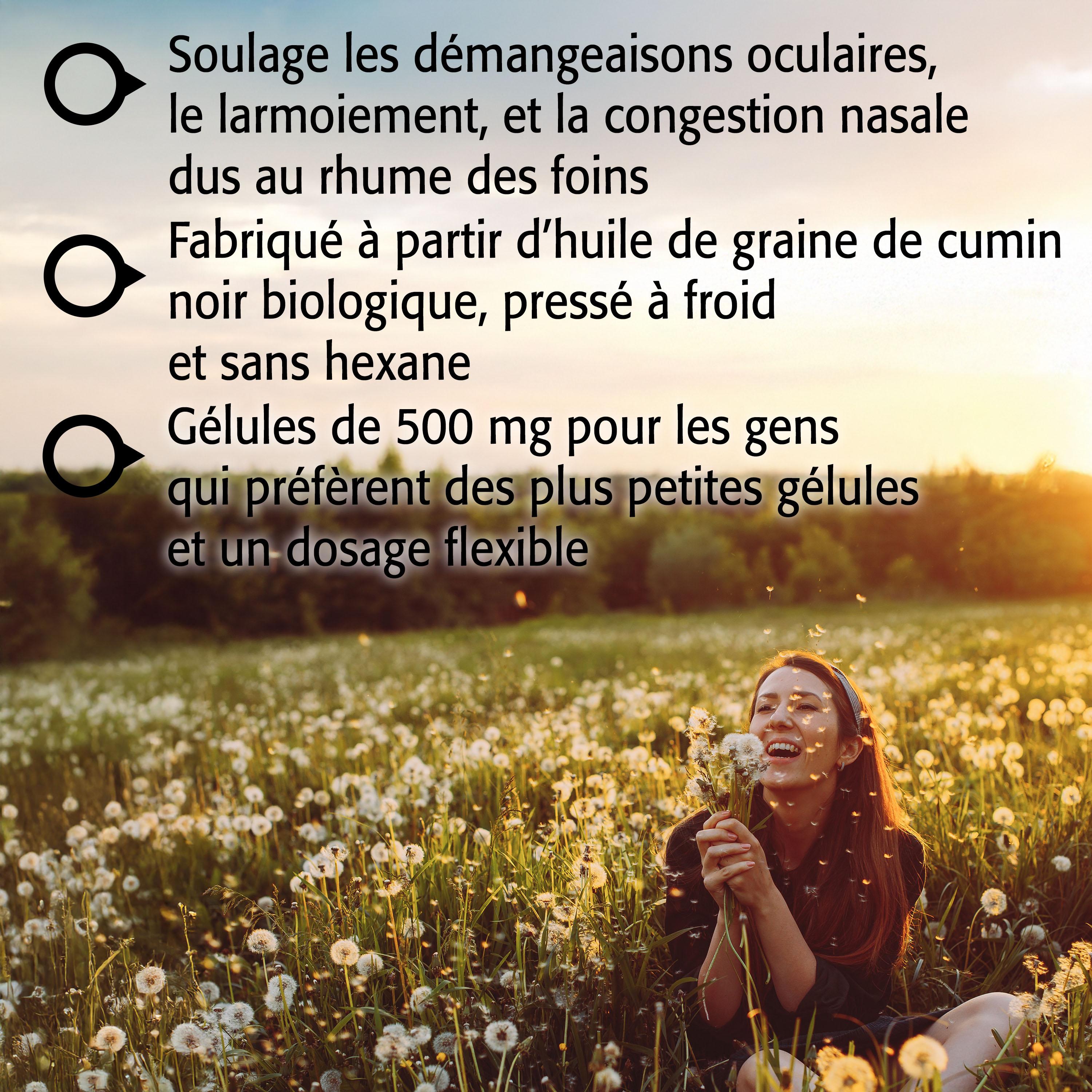 Cumin Noir (Huile de Graine) 500 mg
