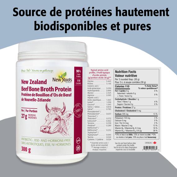 Protéine de Bouillon d’Os de Bœuf