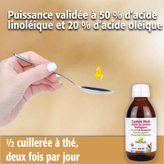 Cumin Noir (Huile de Graine) Liquide