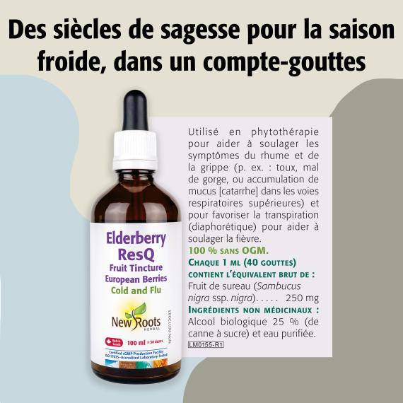 Sureau Secours Teinture de fruit
