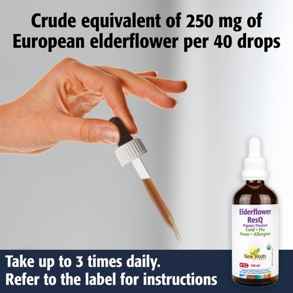Elderflower ResQ Organic Tincture