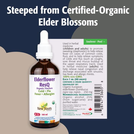 Elderflower ResQ Organic Tincture