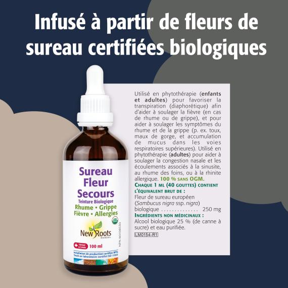 Sureau Fleur Secours Teinture biologique