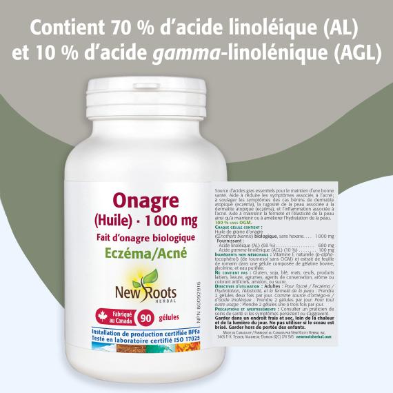 Onagre (Huile) 1 000 mg
