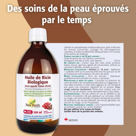 Huile de Ricin Biologique