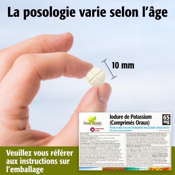 Iodure de Potassium 65 mg