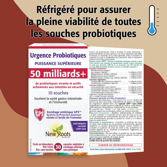 Urgence Probiotiques 50 milliards+