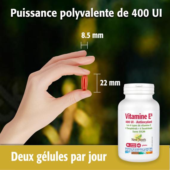 Vitamine E⁸ · 400 UI