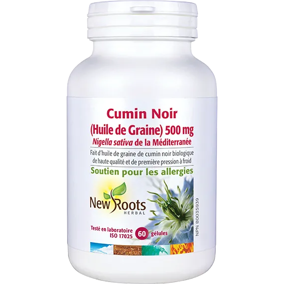 Cumin Noir (Huile de Graine) 500 mg