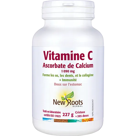 Vitamine C Ascorbate de Calcium (Cristaux)
