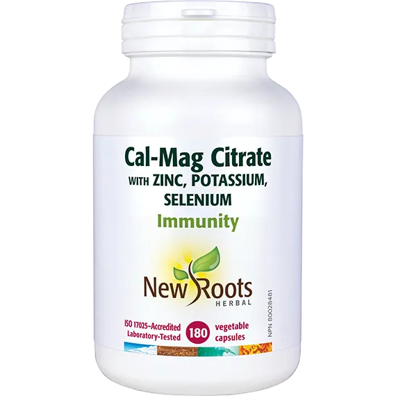 Cal-Mag Citrate With Zinc, Potassium, Selenium
