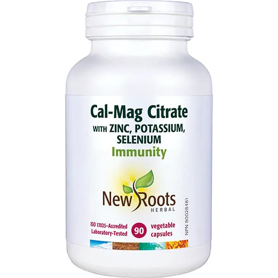 Cal-Mag Citrate With Zinc, Potassium, Selenium