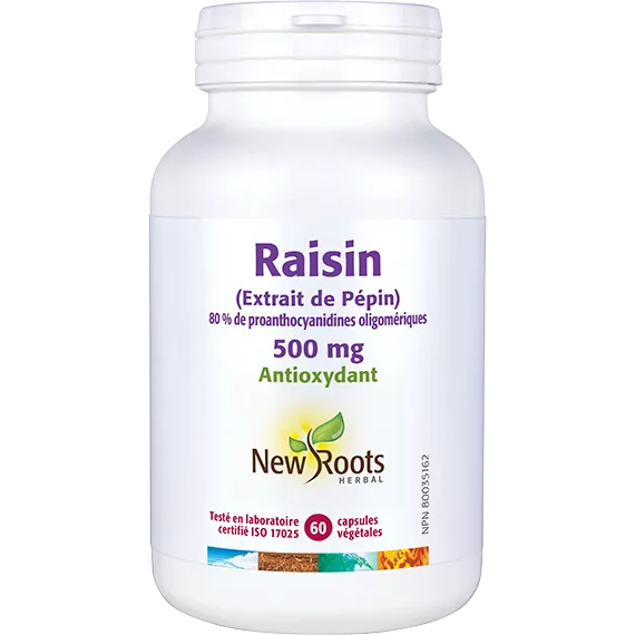Raisin (Extrait de Pépin) 500 mg
