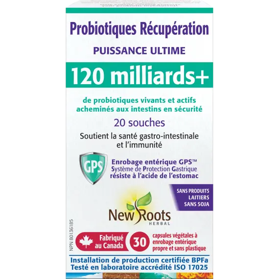 Probiotiques Récupération 120 milliards+