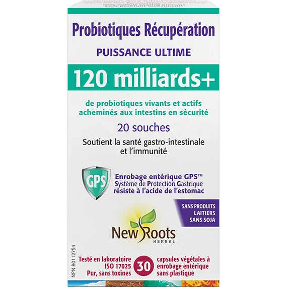 Probiotiques Récupération 120 milliards+