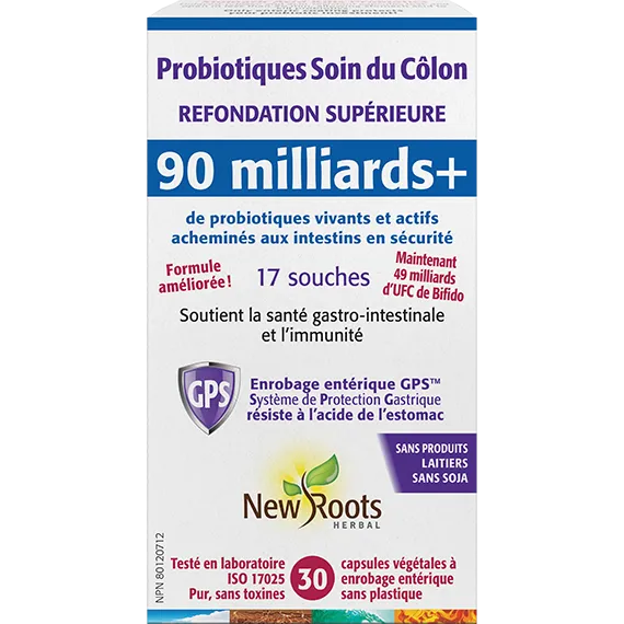 Probiotiques Soin du Côlon 90 milliards+