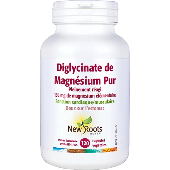 Diglycinate de Magnésium Pur 130 mg de magnésium élémentaire