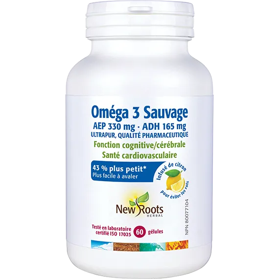 Oméga-3 Sauvage AEP 330 mg · ADH 165 mg