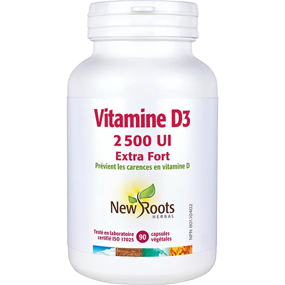 Vitamine D3 2âŻ500 UI Extra Fort (Capsules)